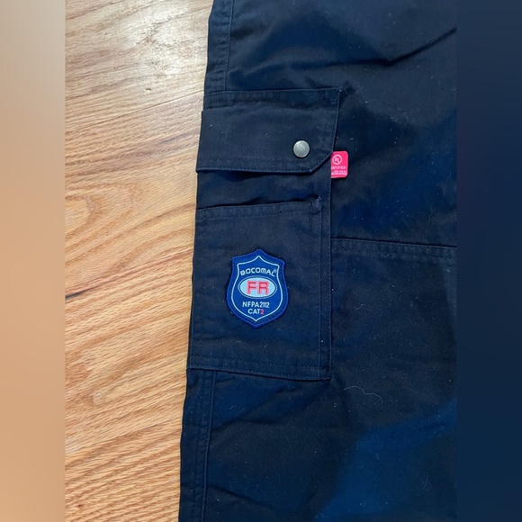 BACOMAL FR Men’s Cargo Work Pants Size32x32 Black - Picture 3 of 7